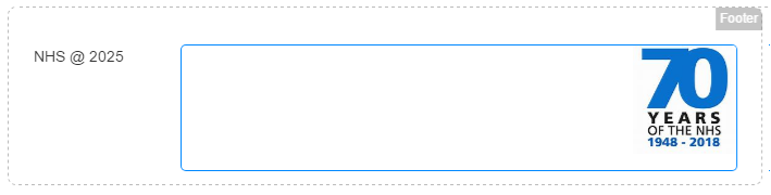 Footer Containing an Image Element. 